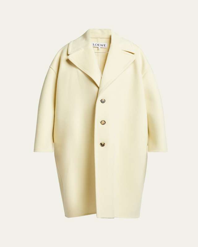 Rounded Wool Coat
